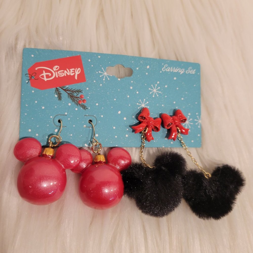 Disney Mickey Mouse Ornament Earring Set